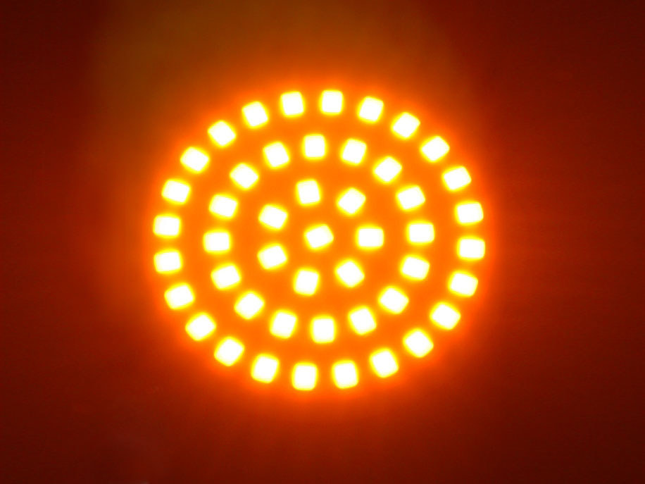 Letric Lighting Co LED Turn Signal Inserts HD 2002 Up Front or Rear Amber Deluxe