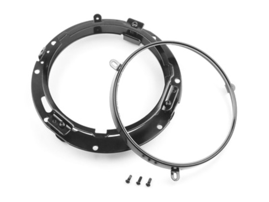 Letric Lighting Co 7in. LED HeadLight Insert – Chrome. Fits H-D, Indian Chief Classic & Dark Horse Models with 7in. Headlight.