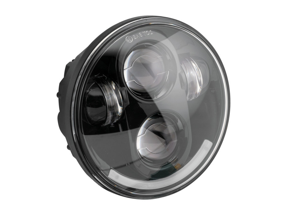 Letric Lighting Co 5-3/4in. LED HeadLight – Black. Fits H-D & Indian Scout Models with 5-3/4in. Headlight.
