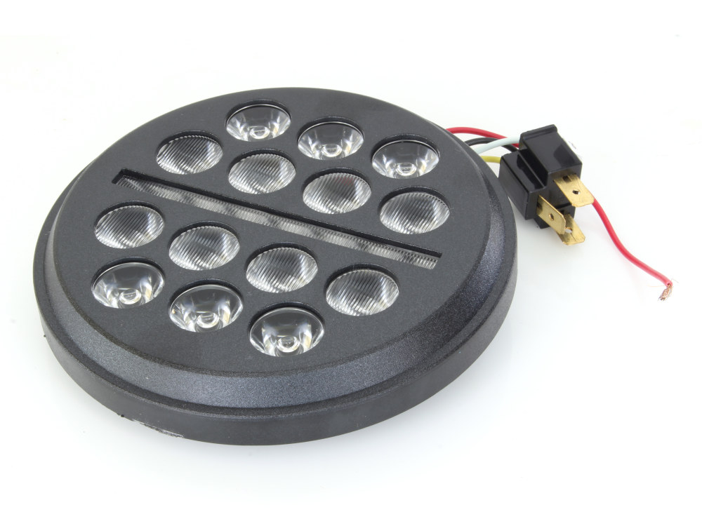 Letric Lighting Co 5-3/4in. Buck-Shot Fly Eye LED HeadLight Insert Black