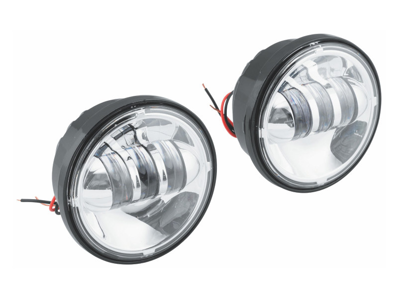 Letric Lighting Co 4-1/2in. LED Passing Lamp Inserts – Chrome.