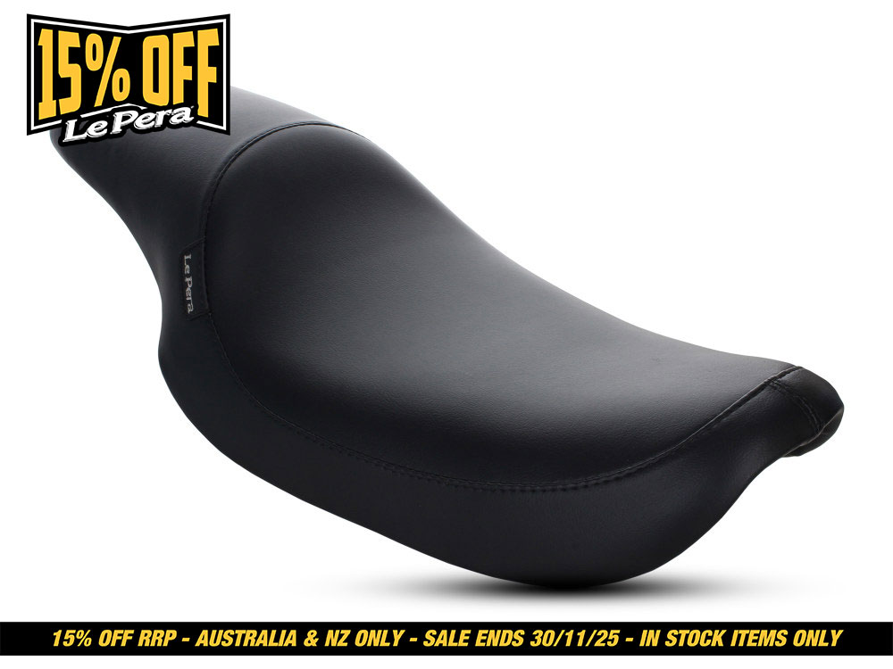LEPERA SEATS Silhouette Dual Seat. Fits Dyna 1991-1995.