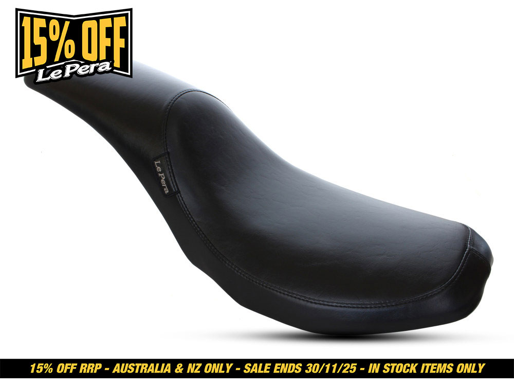 LEPERA SEATS Silhouette Dual Seat. Fits Big Twin 1964-1984 with 4 Speed Transmission.