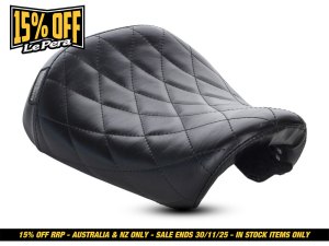 LEPERA SEATS Bare Bones Solo Seat with Diamond Stitch. Fits 883C & 1200C Sportster Custom 2004-2006 & 2010-2021 Models with Factory 4.5 Gallon Fuel Tank. LEPERA SEATS Bare Bones Solo Seat with Diamond Stitch. Fits 883C & 1200C Sportster Custom 2004-2006 & 2010-2021 Models with Factory 4.5 Gallon Fuel Tank.