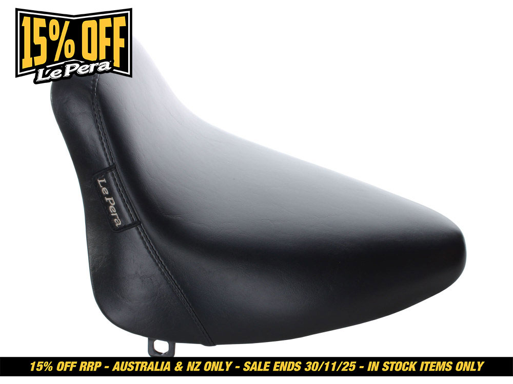 LEPERA SEATS Bare Bones Solo Seat with Biker Gel. Fits Softail 1984-1999.