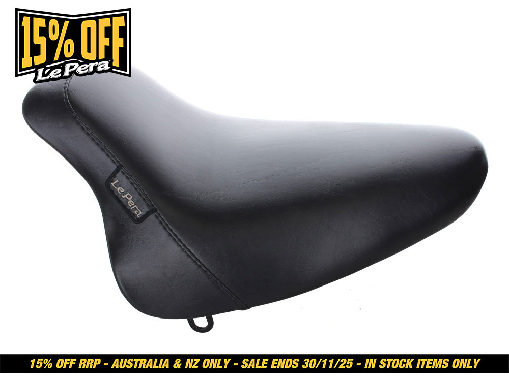 LEPERA SEATS Bare Bones Solo Seat with Biker Gel. Fits Softail 2000-2007 with 130 or 150 OEM Rear Tyre.
