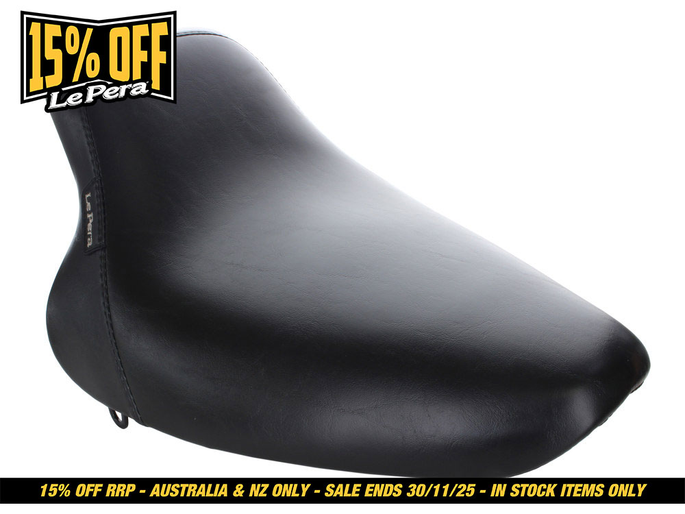 LEPERA SEATS Bare Bones Solo Seat with Biker Gel. Fits Softail 2000-2007 with 130 or 150 OEM Rear Tyre.