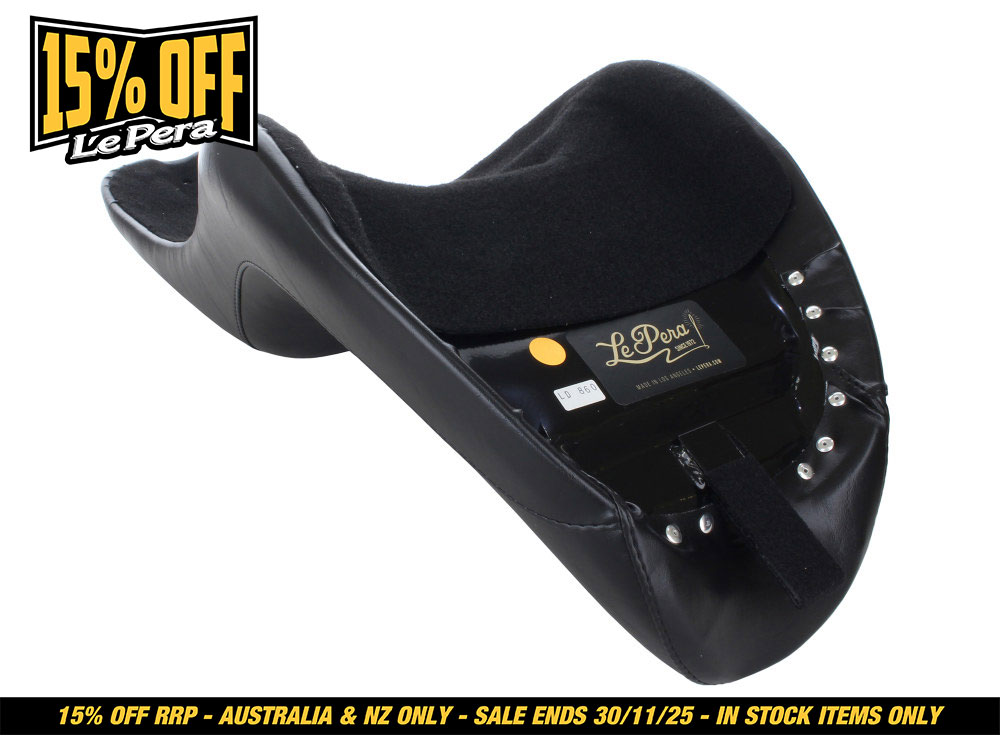 LEPERA SEATS Silhouette Dual Seat. Fits Softail Deuce 2000-2007.