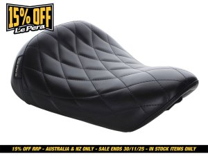 LEPERA SEATS Bare Bones Solo Seat with Diamond Stitch. Fits Sportster 2004-2006 & Sportster 2010-2021 Models with with 3.3 Gallon Fuel Tank. LEPERA SEATS Bare Bones Solo Seat with Diamond Stitch. Fits Sportster 2004-2006 & Sportster 2010-2021 Models with with 3.3 Gallon Fuel Tank.