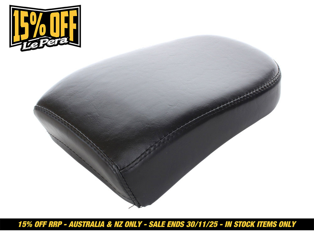 LEPERA SEATS Bare Bones Pillion Pad. Fits Sportster 2004-2006 & Sportster 2010-2021 with 3.3 Gallon Fuel Tank.