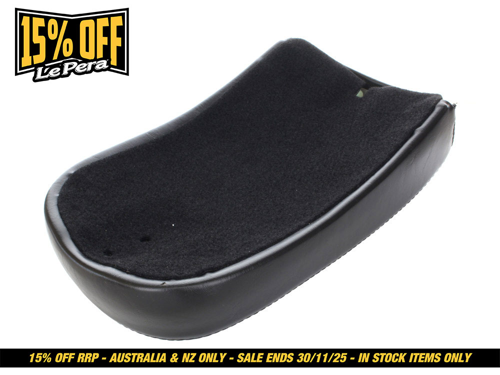 LEPERA SEATS Bare Bones Pillion Pad. Fits Sportster 2004-2006 & Sportster 2010-2021 with 3.3 Gallon Fuel Tank.
