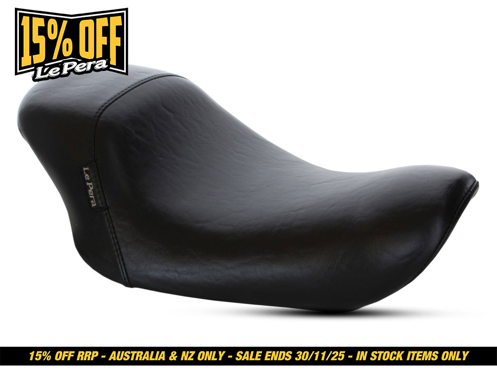 LEPERA SEATS Bare Bones Solo Seat. Fits Sportster 2007-2009 with 3.3 Gallon Fuel Tank.