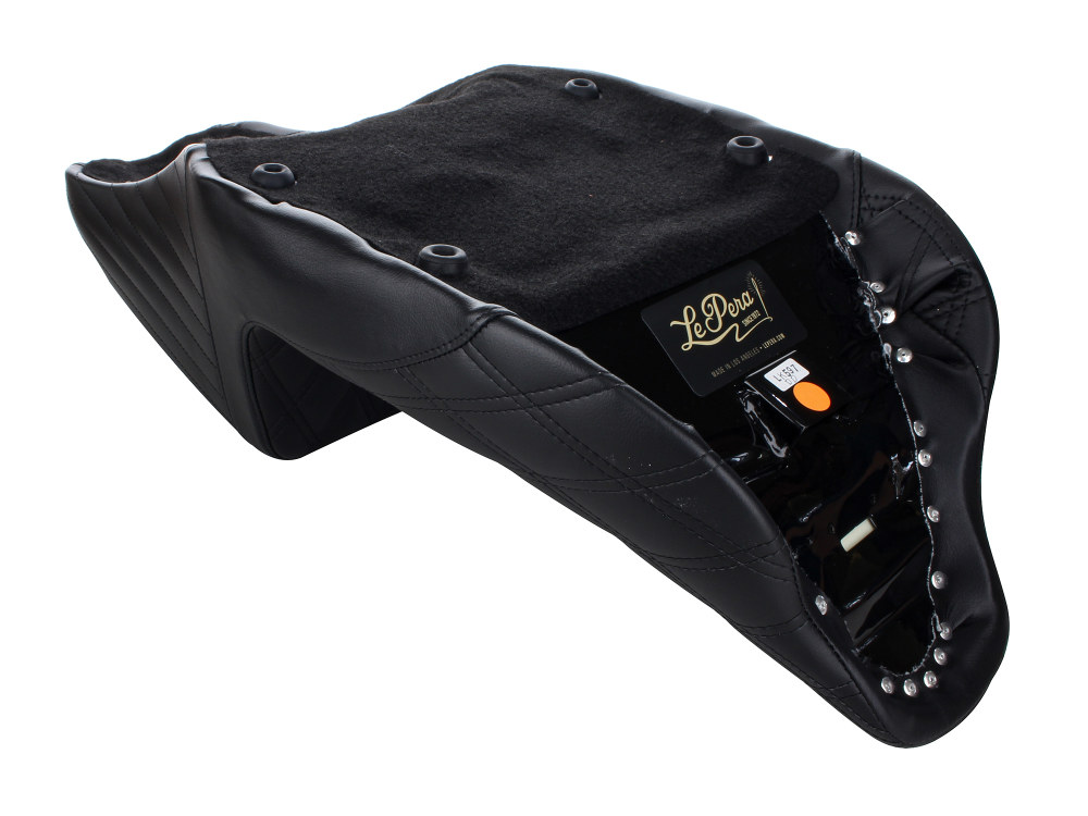 Seat; FLH%2708-24 Kickflip Black DD
