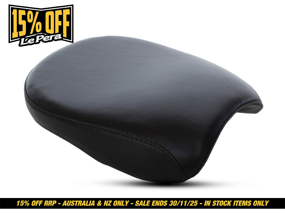 LEPERA SEATS Silhouette Deluxe Pillion Pad. Fits Softail 2006-2017 with 200 Rear Tyre.