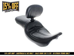 LEPERA SEATS Maverick Dual Seat with Backrest. Fits Most Touring 2008-2024 LEPERA SEATS Maverick Dual Seat with Backrest. Fits Most Touring 2008-2024