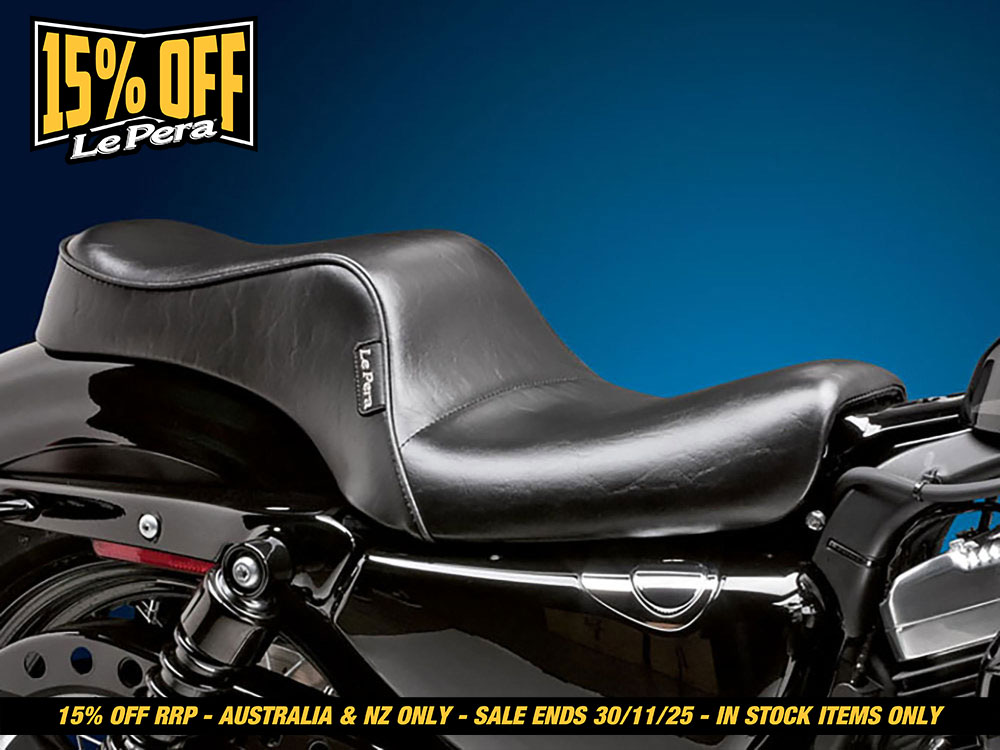 LEPERA SEATS Cherokee Dual Seat. Fits Sportster 2010-2021 & Forty-Eight & Seventy-Two.