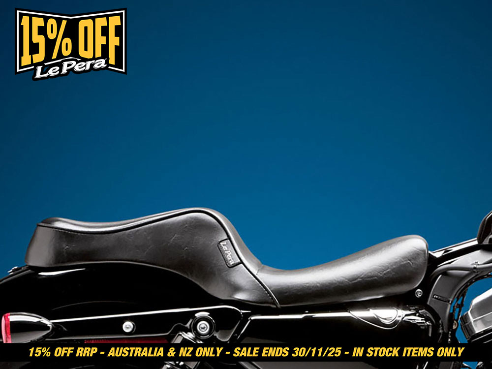 LEPERA SEATS Cherokee Dual Seat. Fits Sportster 2010-2021 & Forty-Eight & Seventy-Two.