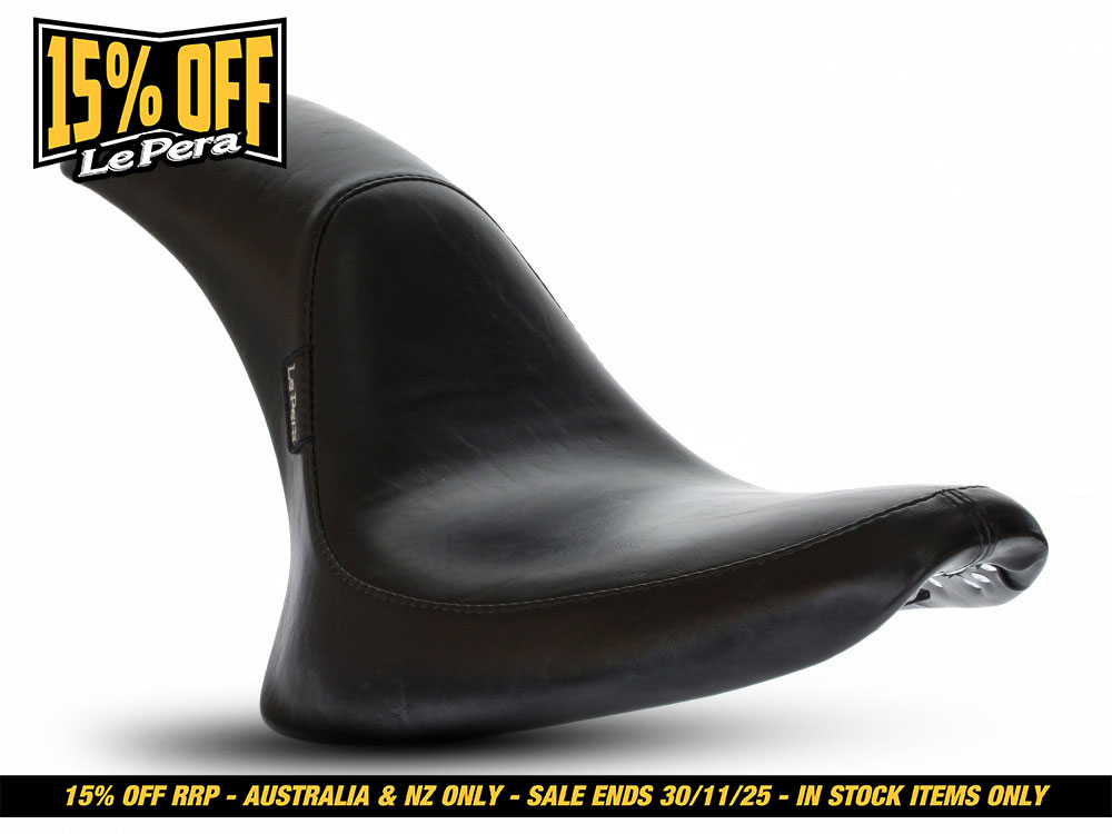 LEPERA SEATS Silhouette Dual Seat. Fits Softail 1984-1999.