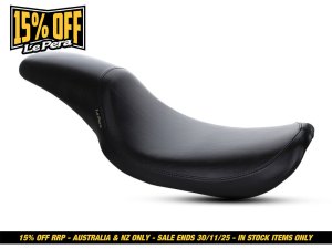 LEPERA SEATS Silhouette Dual Seat. Fits Dyna Wide Glide 1996-2003. LEPERA SEATS Silhouette Dual Seat. Fits Dyna Wide Glide 1996-2003.