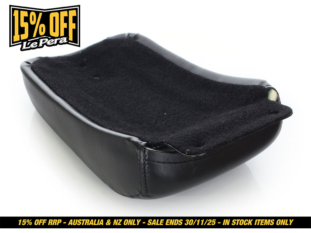 LEPERA SEATS Bare Bones Pillion Pad. Fits Softail 2008-2017 with 150 Rear Tyre.
