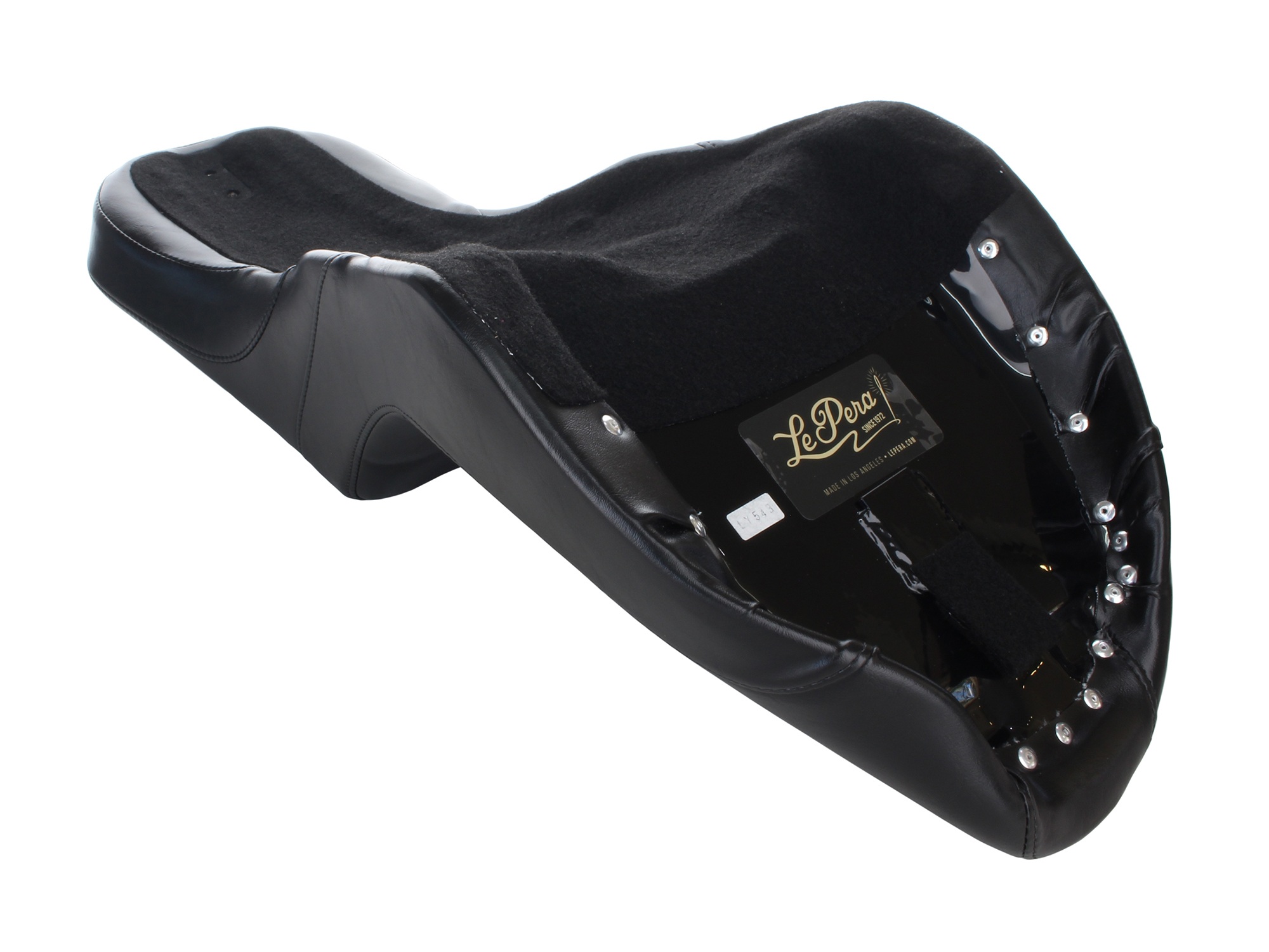 LEPERA SEATS Daytona Dual Seat – Smooth. Fits Softail Slim & Street Bob 2018up & Standard 2020up.