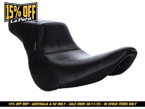 LEPERA SEATS Daytona Dual Seat – Smooth. Fits Fatboy 2018up & Breakout 2023up LEPERA SEATS Daytona Dual Seat – Smooth. Fits Fatboy 2018up & Breakout 2023up