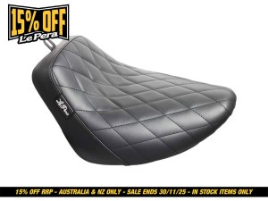 LEPERA SEATS Bare Bones Solo Seat with Black Diamond Stitch. Fits Breakout 2018-2022 LEPERA SEATS Bare Bones Solo Seat with Black Diamond Stitch. Fits Breakout 2018-2022