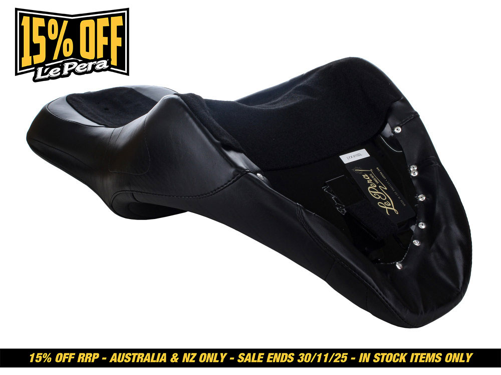 LEPERA SEATS Maverick Daddy Long Legs Dual Seat. Fits Softail Deluxe & Heritage Softail Classic 2018up.