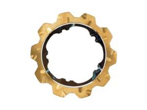 Lyndall Brakes 11.8in. Front Crown Disc Rotor – Gold Band & Black Carrier. Fits V-Rod & Dyna 2006-2017 Models with OEM Cast Wheel. Lyndall Brakes 11.8in. Front Crown Disc Rotor – Gold Band & Black Carrier. Fits V-Rod & Dyna 2006-2017 Models with OEM Cast Wheel.