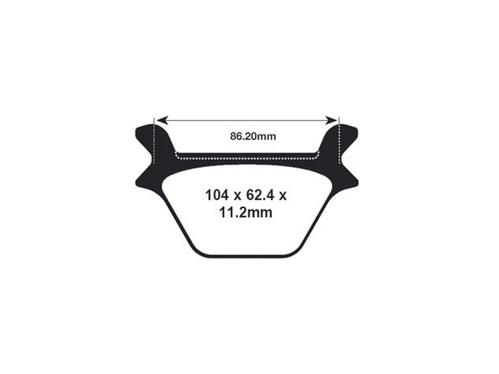 Brake Pads; RR XL%2787-99, BT%2787-99