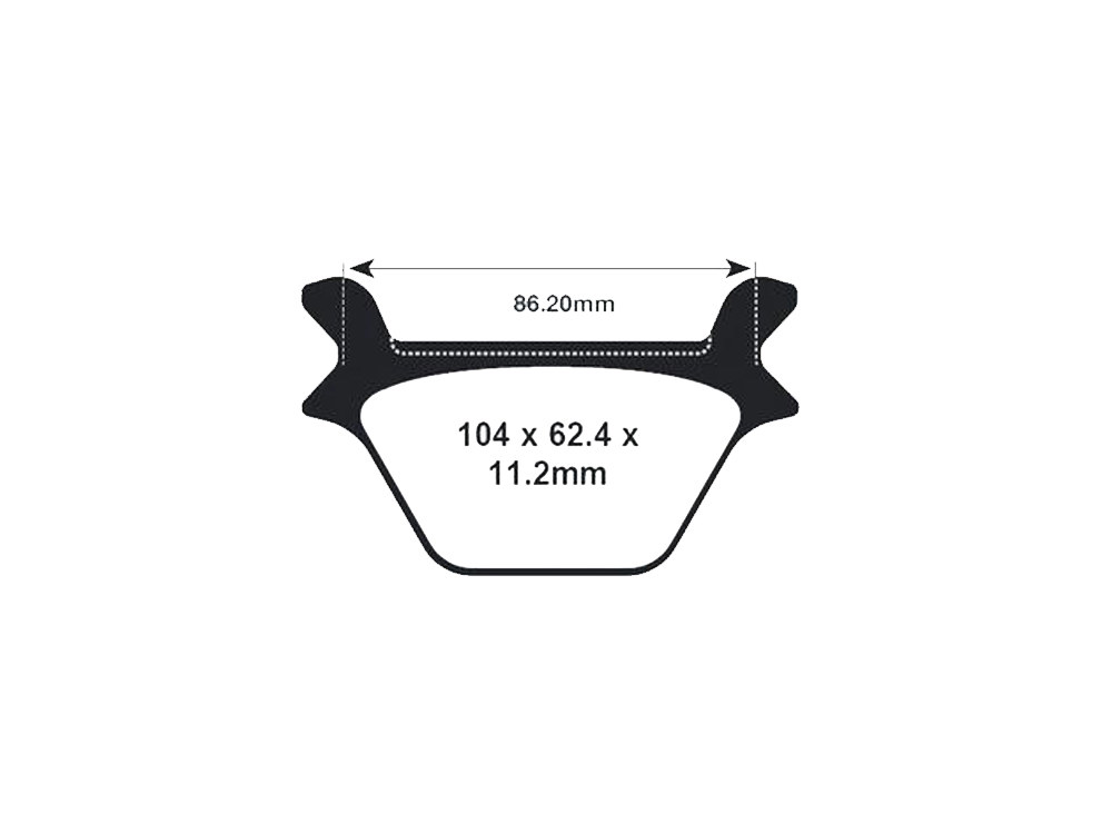 Brake Pads; RR XL%2787-99, BT%2787-99
