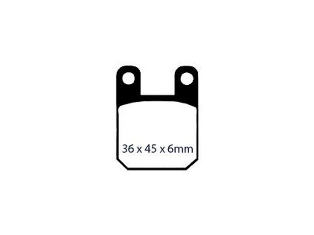 Brake Pads; PM Cal 125x4SL,125x45