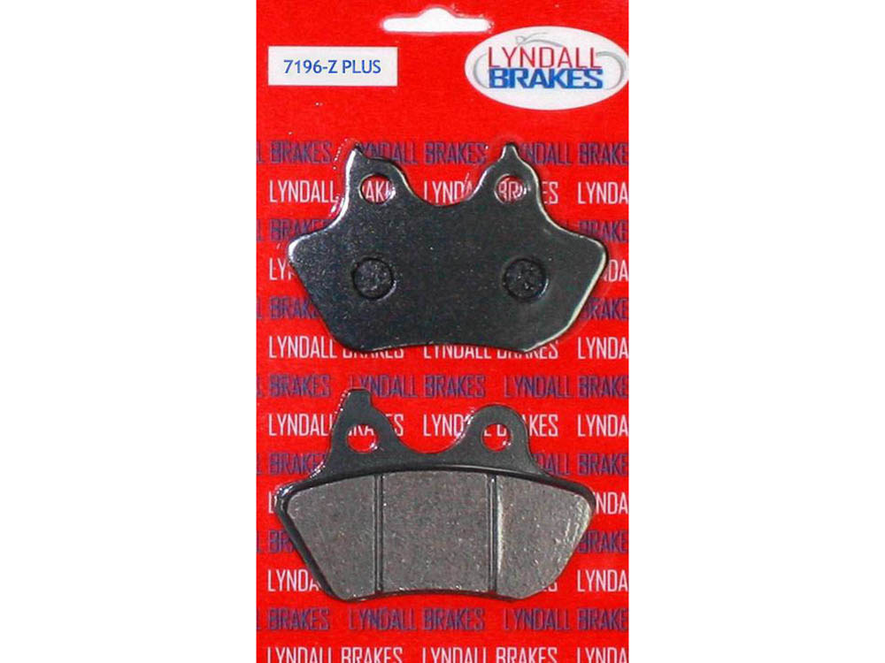 Lyndall Brakes Z-Plus Brake Pads. Fits Rear on Softail 2006-2007 with 200 OEM Rear Tyre.