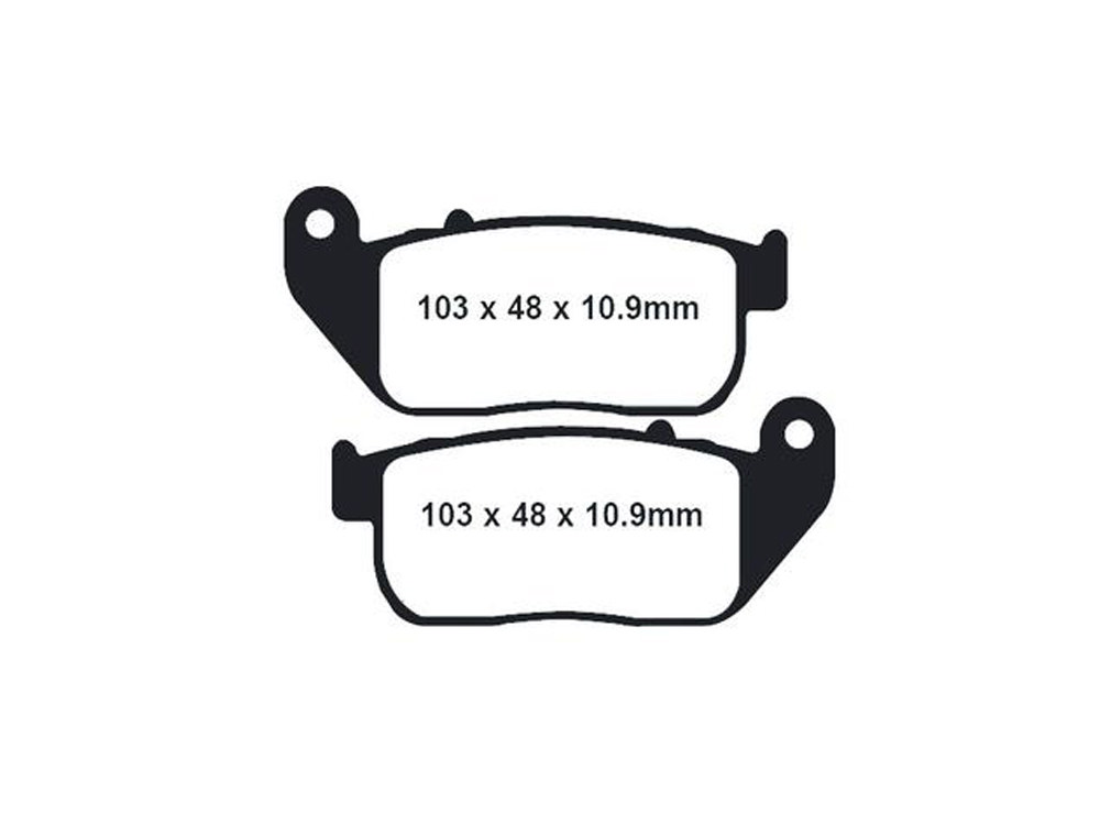 Lyndall Brakes Z-Plus Brake Pads. Fits Front on Sportster 2004-2013.