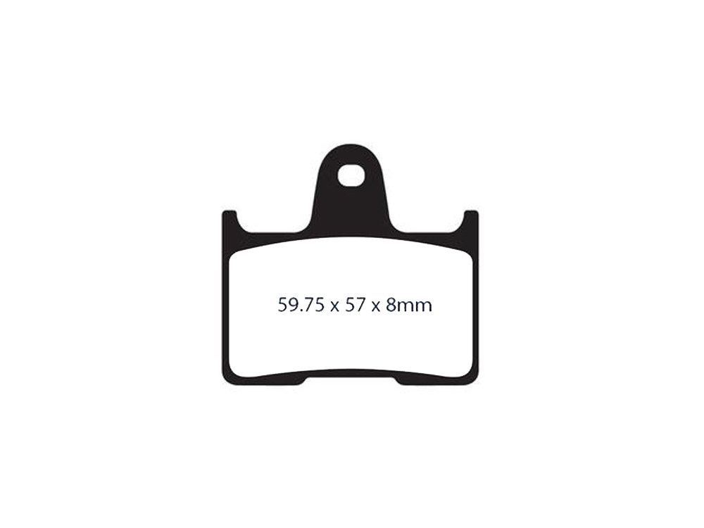 Lyndall Brakes Z-Plus Brake Pads. Fits Rear on Sportster 2014-2021