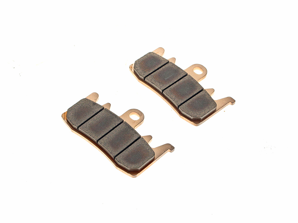 Lyndall Brakes Front Brake Pads – Sintered Xtreme Compound. Fits CVO 2023up, Pan America 2021up, Sportster S 2021up, LiveWire 2020 & Indian FTR1200 2019up, Challenger 2020up & Pursuit 2022up.