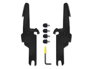 Memphis Shades Black Batwing Fairing Trigger-Lock Mounting Hardware. Fits Road King Custom 2004-2007 & Road King Special 2017up. Memphis Shades Black Batwing Fairing Trigger-Lock Mounting Hardware. Fits Road King Custom 2004-2007 & Road King Special 2017up.
