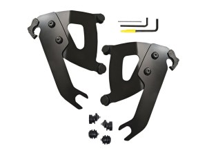 Memphis Shades Black Road Warrior Trigger-Lock Mounting Hardware. Fits Slim 2018-2021 Memphis Shades Black Road Warrior Trigger-Lock Mounting Hardware. Fits Slim 2018-2021