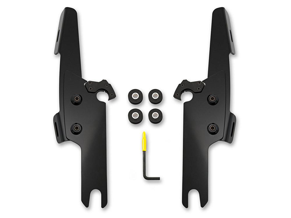 Memphis Shades Black Batwing Fairing Trigger-Lock Mounting Hardware. Fits Freewheeler Trike 2015up.