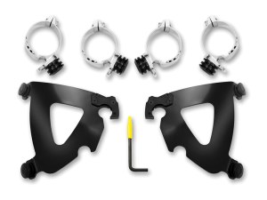 Memphis Shades Black Road Warrior Trigger-Lock Mounting Hardware. Fits Low Rider 2018-2020 Memphis Shades Black Road Warrior Trigger-Lock Mounting Hardware. Fits Low Rider 2018-2020