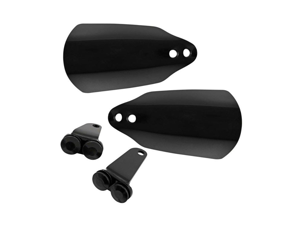 Memphis Shades Handguards – Black. Fits Most Touring Models 2021up & Road King 2008-2016 with Cable Clutch.