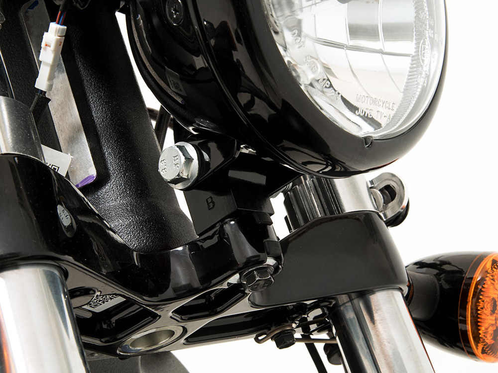 Memphis Shades Headlight Extension Block. Fits Scout & Scout-Sixty 2015up Running Road Warrior Fairing.