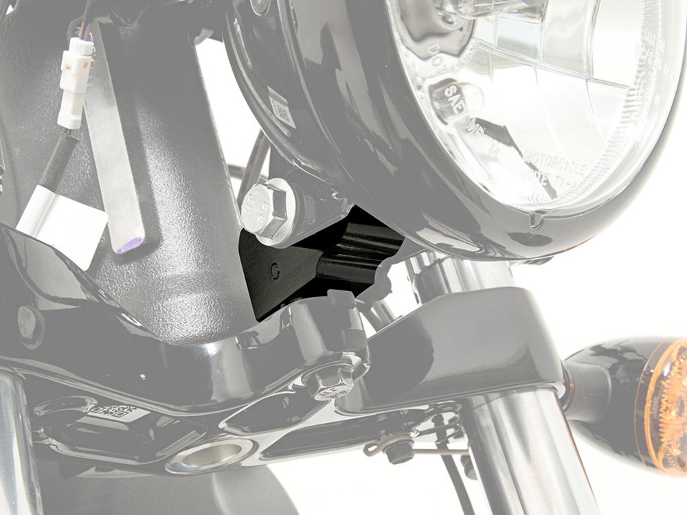 Memphis Shades Headlight Extension Block. Fits Scout Bobber 2018up Running Road Warrior Fairing.