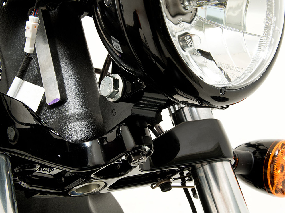 Memphis Shades Headlight Extension Block. Fits Scout Bobber 2018up Running Road Warrior Fairing.