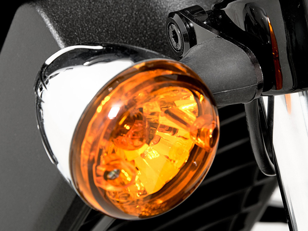 Memphis Shades Front Turn Signal Relocation Brackets. Scout & Scout-Sixty 2015up.
