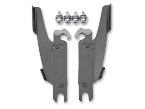 Memphis Shades Black Batwing Fairing Trigger-Lock Mounting Hardware. Fits FL Softail 1986-2017 With Out Spotlight Bar. Memphis Shades Black Batwing Fairing Trigger-Lock Mounting Hardware. Fits FL Softail 1986-2017 With Out Spotlight Bar.