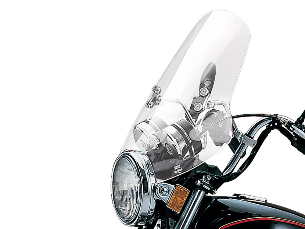 Memphis Shades Demon Solar/Tinted Handlebar Mount Windshield. 18in. High x 21in. Wide.
