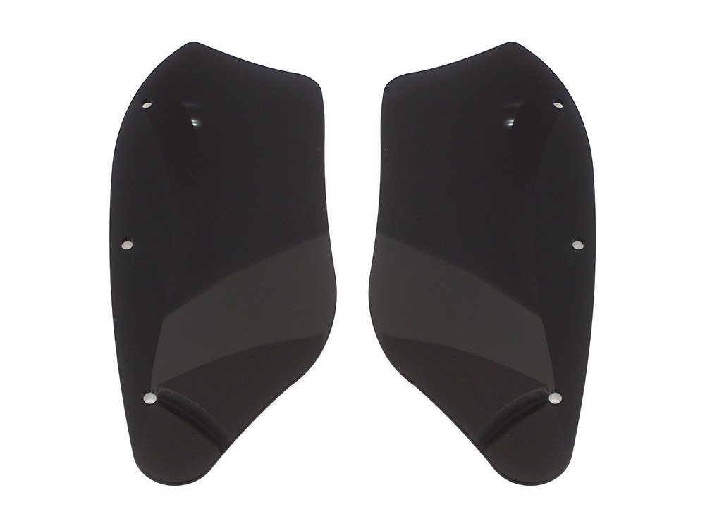 Memphis Shades Wind Deflectors – Black. Fits Memphis Shades Batwing Fairing Only