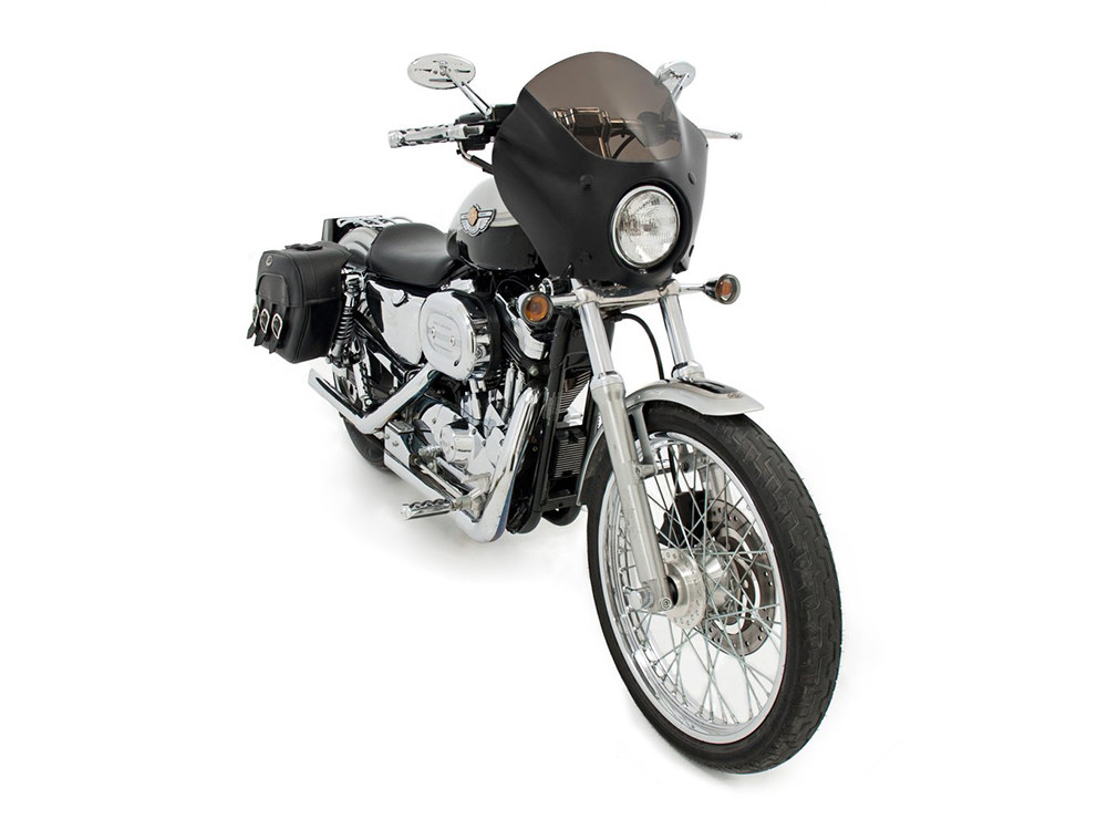 Memphis Shades Gauntlet Quarter Fairing. Fits Street Bob 2018up, Sportster 883C/1200C 1992-2010 & Sportster 72 2012-2016.