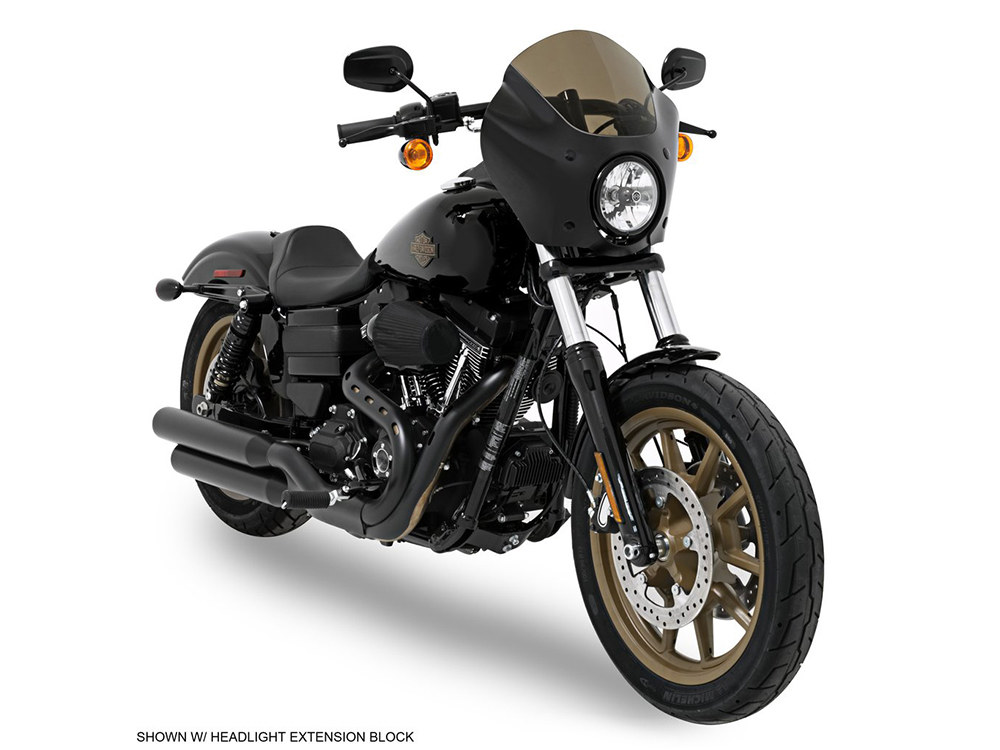 Memphis Shades Gauntlet Quarter Fairing. Fits Most Dyna 1991-2017 & Most Sportster 1987-2021